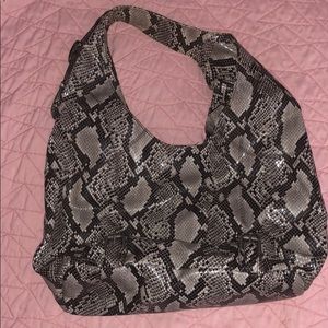 Jessica Simpson Snakeskin Hobo Bag like new